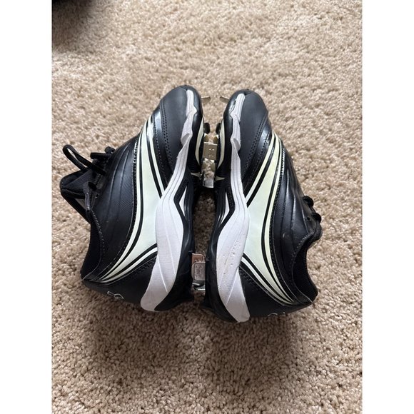 Under Armour Women’s Glyde IV ST Softball Shoes Metal Cleats Black Size 6 - Picture 5 of 6